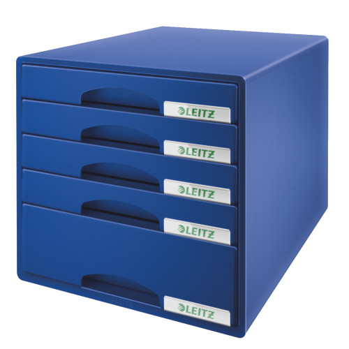 CABINET 5 SERTARE ALBASTRU PLUS LEITZ