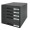 CABINET 5 SERTARE NEGRU PLUS LEITZ