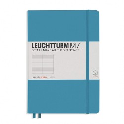 CAIET A5 AR COP. RIGIDA ALBASTRU NORDIC LEUCHTTURM