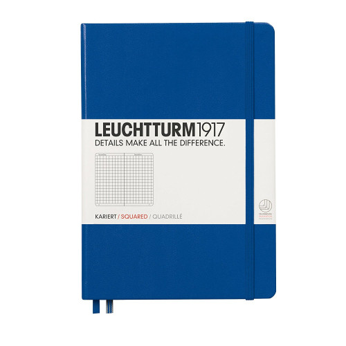CAIET A5 AR COP. RIGIDA ALBASTRU ROYAL LEUCHTTURM