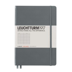 CAIET A5 AR COP. RIGIDA ANTRACIT LEUCHTTURM