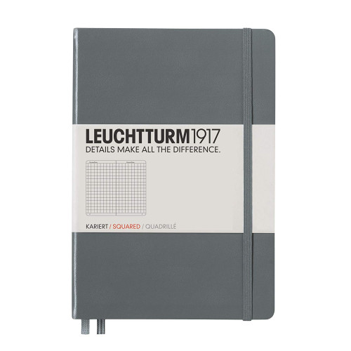CAIET A5 AR COP. RIGIDA ANTRACIT LEUCHTTURM