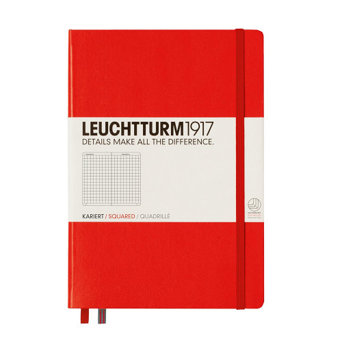 CAIET A5 AR COP. RIGIDA ROSU LEUCHTTURM