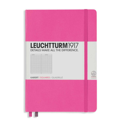 CAIET A5 AR COP. RIGIDA ROZ LEUCHTTURM