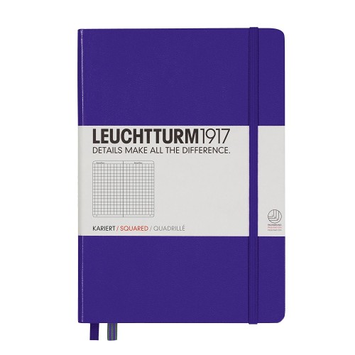 CAIET A5 AR COP. RIGIDA VIOLET LEUCHTTURM