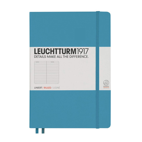CAIET A5 DR COP. RIGIDA ALBASTRU NORDIC LEUCHTTURM