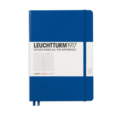 CAIET A5 DR COP. RIGIDA ALBASTRU ROYAL LEUCHTTURM