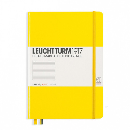 CAIET A5 DR COP. RIGIDA GALBEN LEUCHTTURM