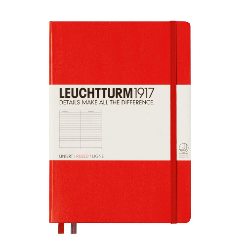 CAIET A5 DR COP. RIGIDA ROSU LEUCHTTURM