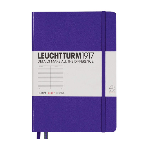 CAIET A5 DR COP. RIGIDA VIOLET LEUCHTTURM