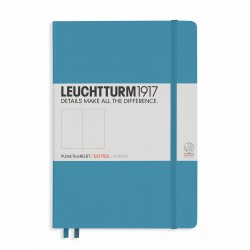 CAIET A5 PUNCTAT COP. RIGIDA ALBASTRU NORDIC LEUCHTTURM