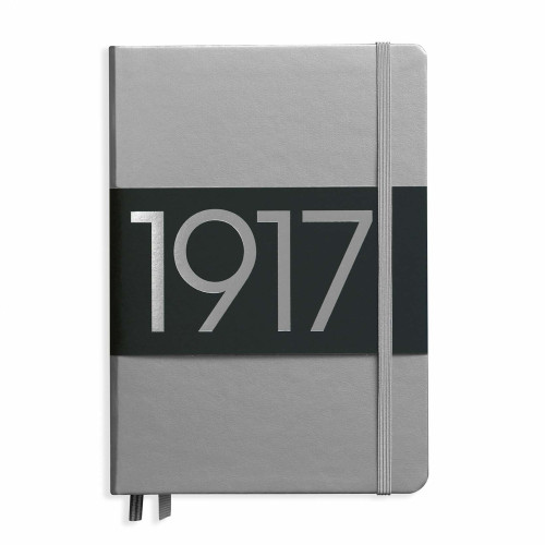 CAIET A5 PUNCTAT COP. RIGIDA ARGINTIU LEUCHTTURM