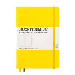 CAIET A5 PUNCTAT COP. RIGIDA GALBEN LEUCHTTURM