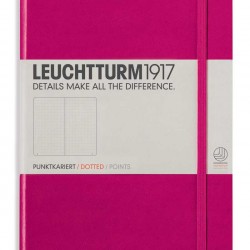 CAIET A5 PUNCTAT COP. RIGIDA MAGENTA LEUCHTTURM