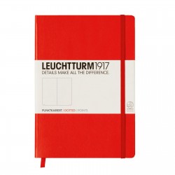 CAIET A5 PUNCTAT COP. RIGIDA ROSU LEUCHTTURM