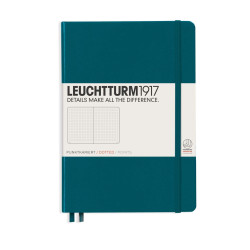 CAIET A5 PUNCTAT COP. RIGIDA VERDE PACIFIC LEUCHTTURM