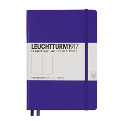 CAIET A5 PUNCTAT COP. RIGIDA VIOLET LEUCHTTURM