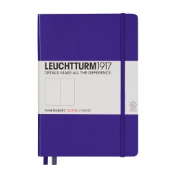 CAIET A5 PUNCTAT COP. RIGIDA VIOLET LEUCHTTURM