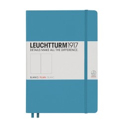 CAIET A5 VELIN COP. RIGIDA ALBASTRU NORDIC LEUCHTTURM