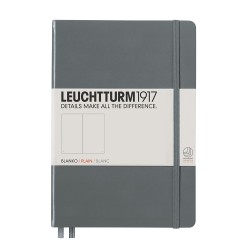 CAIET A5 VELIN COP. RIGIDA ANTRACIT LEUCHTTURM