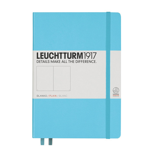 CAIET A5 VELIN COP. RIGIDA BLEU LEUCHTTURM