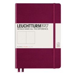 CAIET A5 VELIN COP. RIGIDA BORDEAUX LEUCHTTURM