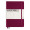 CAIET A5 VELIN COP. RIGIDA BORDEAUX LEUCHTTURM