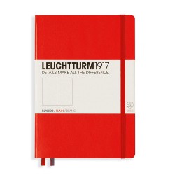 CAIET A5 VELIN COP. RIGIDA ROSU LEUCHTTURM