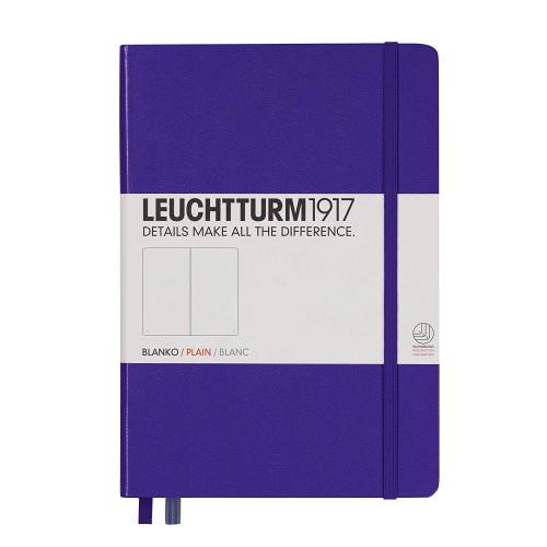 CAIET A5 VELIN COP. RIGIDA VIOLET LEUCHTTURM