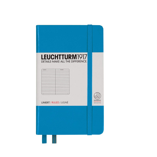 CAIET A6 DR COP. RIGIDA ALBASTRU AZUR LEUCHTTURM