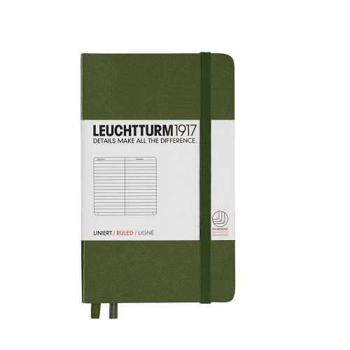 CAIET A6 DR COP. RIGIDA VERDE ARMY LEUCHTTURM