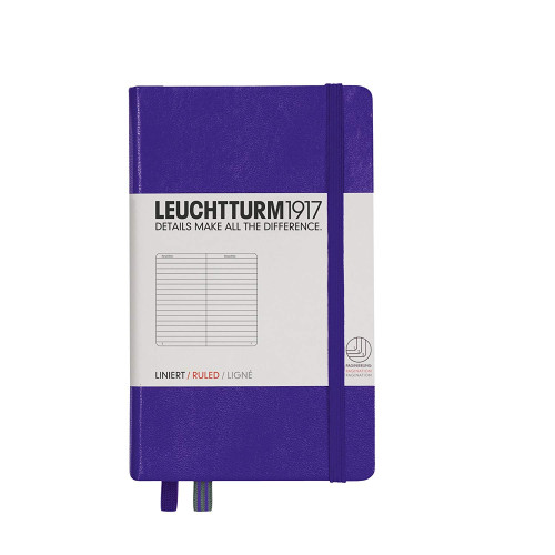 CAIET A6 DR COP. RIGIDA VIOLET LEUCHTTURM
