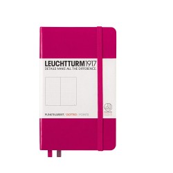 CAIET A6 PUNCTAT COP. RIGIDA MAGENTA LEUCHTTURM