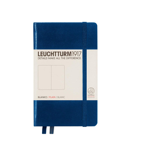 CAIET A6 VELIN COP. RIGIDA ALBASTRU NAVY LEUCHTTURM