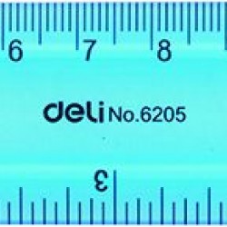 RIGLA 15CM FLEXIBILA COLOR DELI