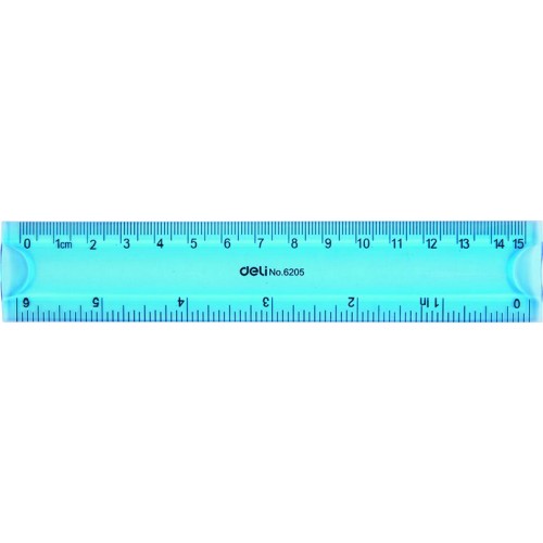 RIGLA 15CM FLEXIBILA COLOR DELI