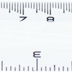 RIGLA 15CM TRANSPARENTA DELI