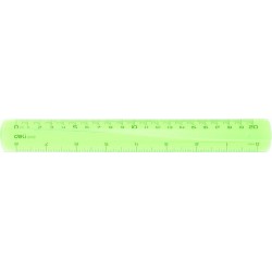 RIGLA 20CM COLOR DELI
