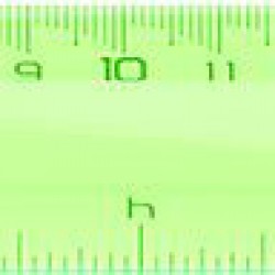 RIGLA 20CM COLOR DELI