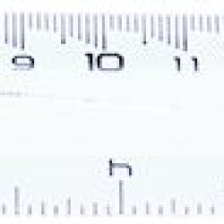 RIGLA 20CM TRANSPARENTA DELI