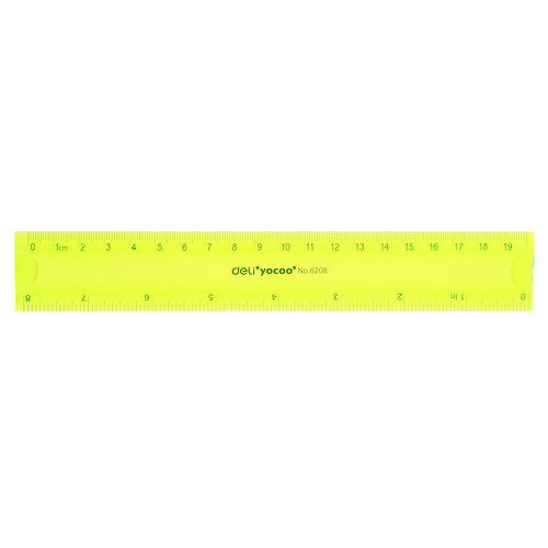 RIGLA 30CM FLEXIBILA COLOR DELI