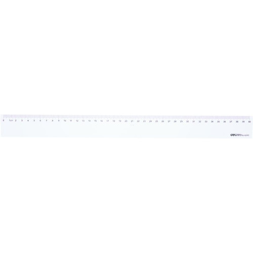 RIGLA 40CM TRANSPARENTA DELI