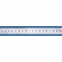 RIGLA METAL 20 CM DELI
