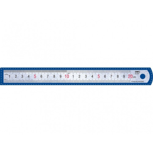 RIGLA METAL 20 CM DELI