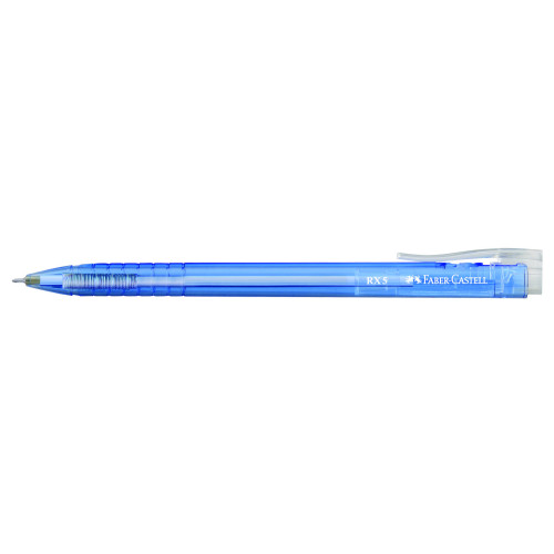 ROLLER 0.5MM SEMI-GEL CU MECANISM ALBASTRU RX5 FABER-CASTELL
