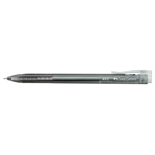 ROLLER 0.5MM SEMI-GEL CU MECANISM NEGRU RX5 FABER-CASTELL