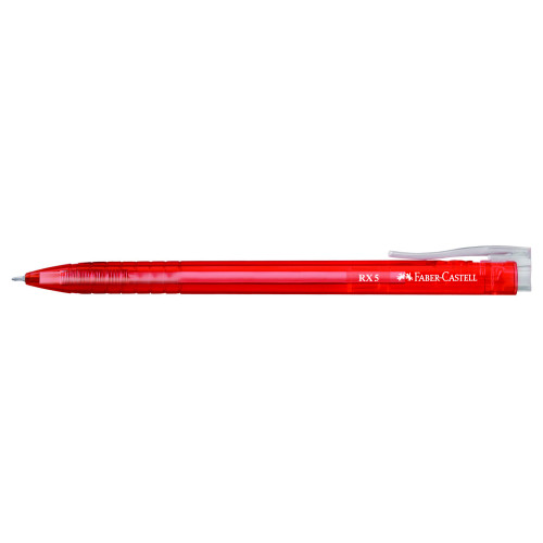 ROLLER 0.5MM SEMI-GEL CU MECANISM ROSU RX5 FABER-CASTELL