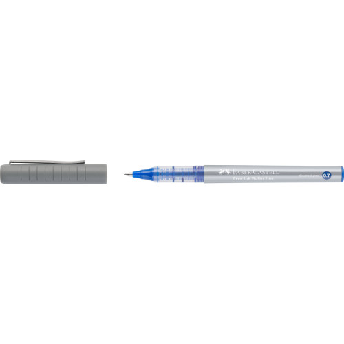 ROLLER FREE INK 0.7MM ALBASTRU FABER-CASTELL