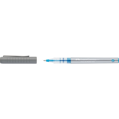 ROLLER FREE INK 0.7MM BLEU FABER-CASTELL
