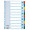 SEPARATOARE INDEX CARTON 1-10 MYLAR ESSELTE